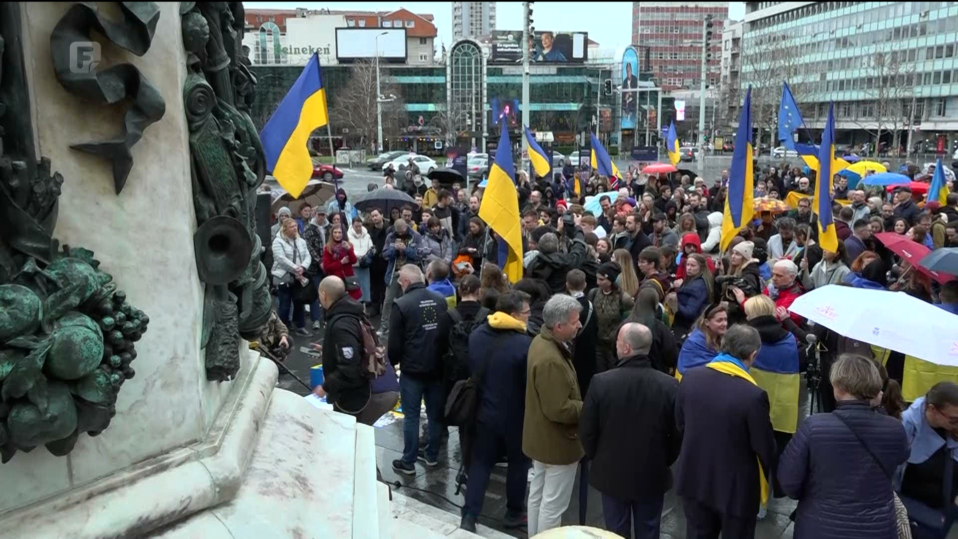 U Beogradu održan Marš solidarnosti sa Ukrajinom